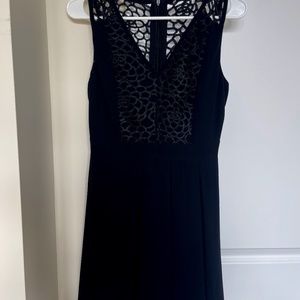 Black Cutout-Out Detail Cocktail Dress - Size 0